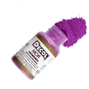 رنگ پودری بنفش دکول