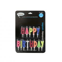 شمع رنگی "TC013I "HAPPY BIRTHDAY  