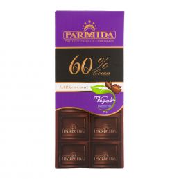 شکلات تلخ پارمیدا 60 %