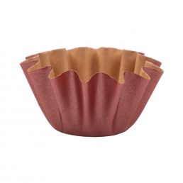 کپسول کاپ کیک فلورت عنابی براق