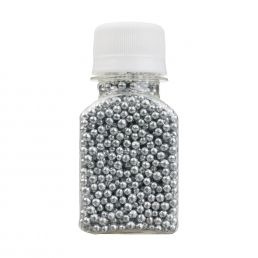 مروارید سایز 1 نقره ای براق